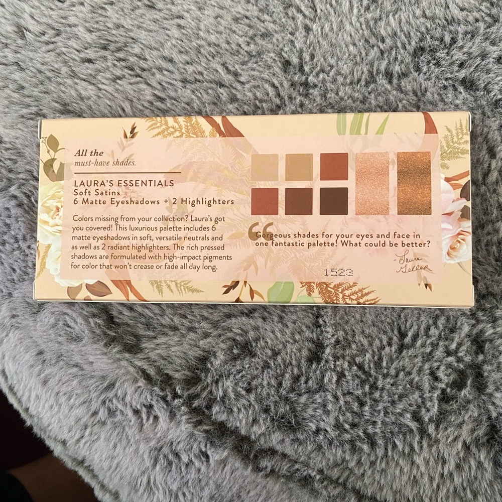 Brand new Laura Geller soft satins eye shadow and highlighter palette